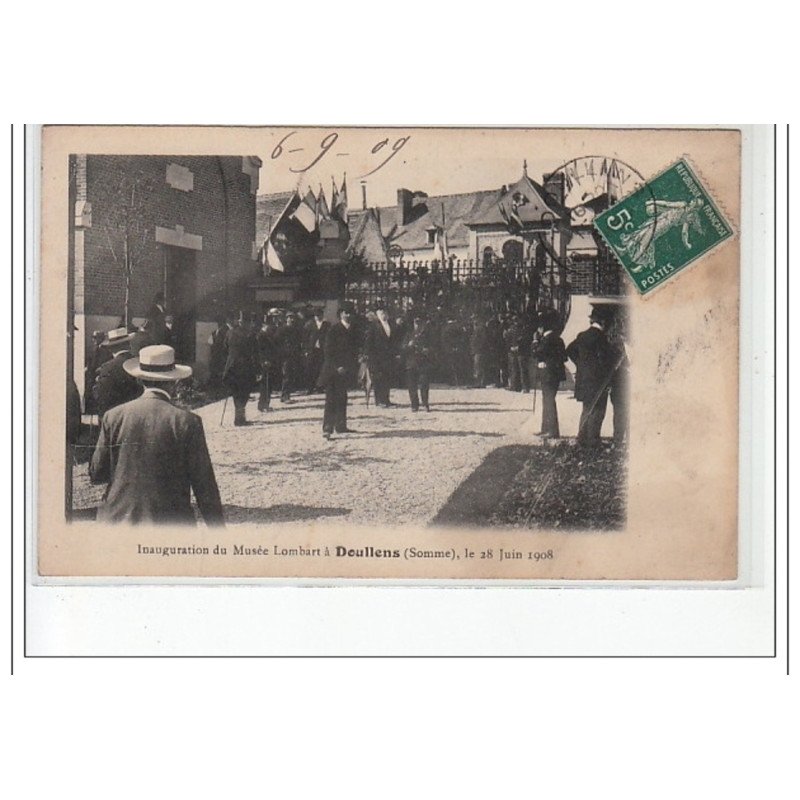 DOULLENS - Inauguration du Musée Lombart le 28 Juin 1908 - très bon état