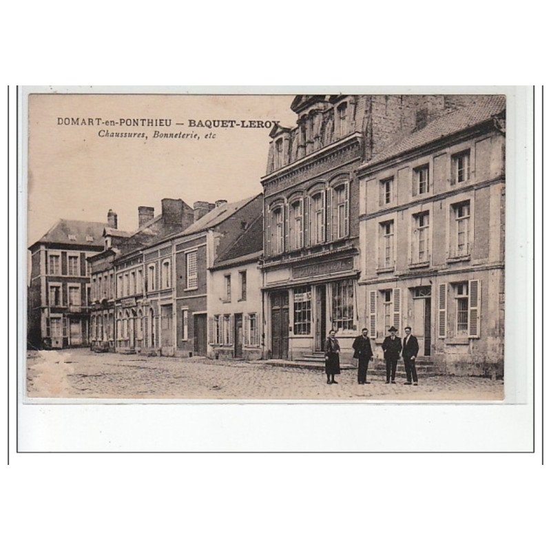 DOMART EN PONTHIEU - Baquet-Leroy - Chaussures, bonneterie - très bon état DOMART EN PONTHIEU - Baquet-Leroy - Chaussures, bonneterie - très bon état