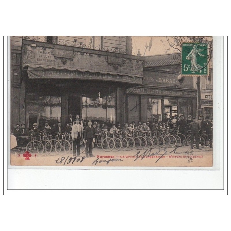 SURESNES - La Civette de Longchamps - L'heure de l'apéritif - très bon état