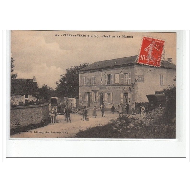 CLERY EN VEXIN - Café de la Mairie - très bon état