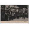 LYON : mai 1907 - voyage présidentiel (Lot de 18 cartes postales anciennes sur soie) - très bon état
