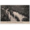 LYON : mai 1907 - voyage présidentiel (Lot de 18 cartes postales anciennes sur soie) - très bon état