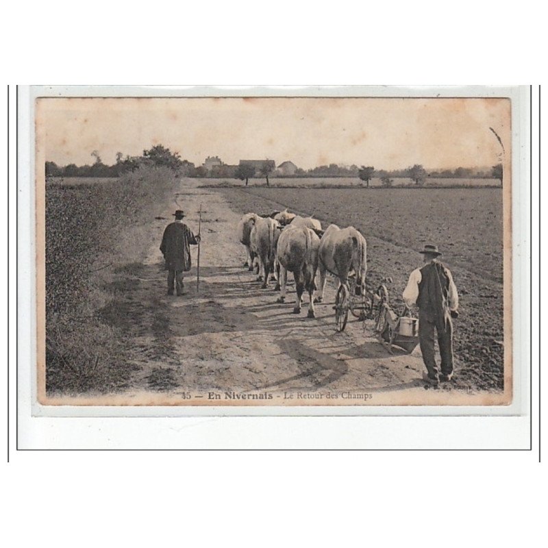 EN NIVERNAIS - Le Retour des Champs - très bon état