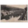 LYON : mai 1907 - voyage présidentiel (Lot de 18 cartes postales anciennes sur soie) - très bon état