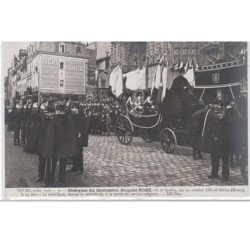 TOURS : série complète de 12 cartes postales - obsèques du lieutenant Jacques ROZE (militaire du 2ème Spahis tué au comb