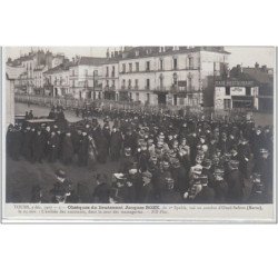TOURS : série complète de 12 cartes postales - obsèques du lieutenant Jacques ROZE (militaire du 2ème Spahis tué au comb