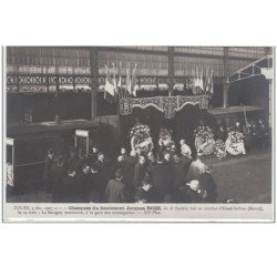 TOURS : série complète de 12 cartes postales - obsèques du lieutenant Jacques ROZE (militaire du 2ème Spahis tué au comb