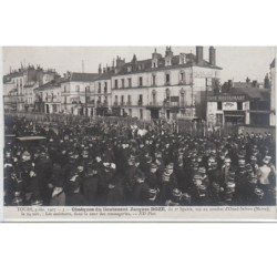 TOURS : série complète de 12 cartes postales - obsèques du lieutenant Jacques ROZE (militaire du 2ème Spahis tué au comb