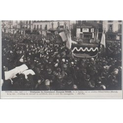 TOURS : série complète de 12 cartes postales - obsèques du lieutenant Jacques ROZE (militaire du 2ème Spahis tué au comb