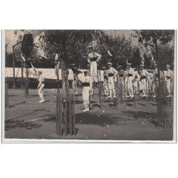 CASTELNAUDARY : lot de 8 cartes photo """"fêtes de gymnastique"""" vers 1910 - très bon état