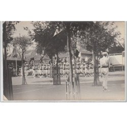 CASTELNAUDARY : lot de 8 cartes photo """"fêtes de gymnastique"""" vers 1910 - très bon état