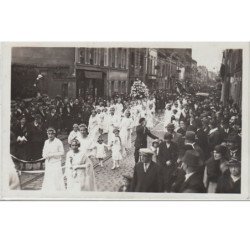 MONTREUIL SOUS BOIS : lot de 4 cartes photo - le bouquet provincial en 1931 - très bon état
