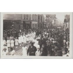 MONTREUIL SOUS BOIS : lot de 4 cartes photo - le bouquet provincial en 1931 - très bon état