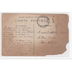 PIERREMANDE ? - lot de 2 cartes photo """"commerce de vins Warnier"""" - état