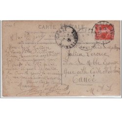 Lot de 2 cartes : une carte photo du ventriloque """"Marcou"""" et une carte imprimée du même artiste - bon état (une ér