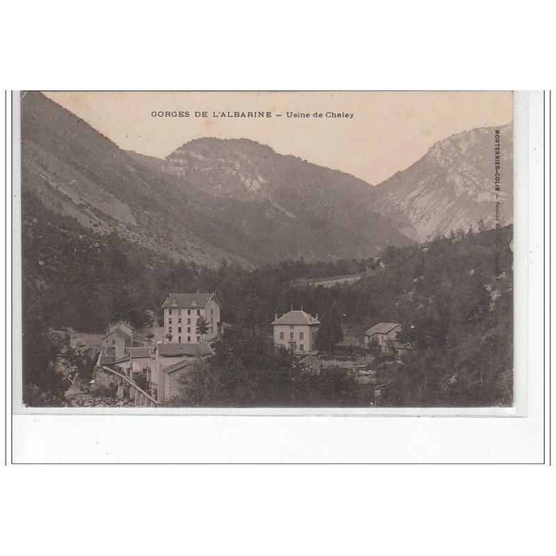 Gorges de l'Albarine - Usine de Chaley - très bon état