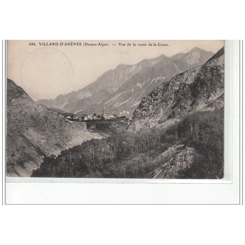 VILLARD D'ARENES - Vue de la route de la Grave - très bon état