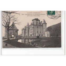 LE CANTAL PITTORESQUE - Vue Générale du Château de Pesteils à POLMINHAC - très bon état