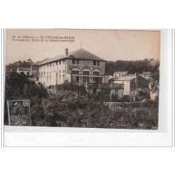 ILE D'OLERON - SAINT TROJAN LES BAINS - Terrasse de l'Hôtel de La Nature pour Tous - très bon état