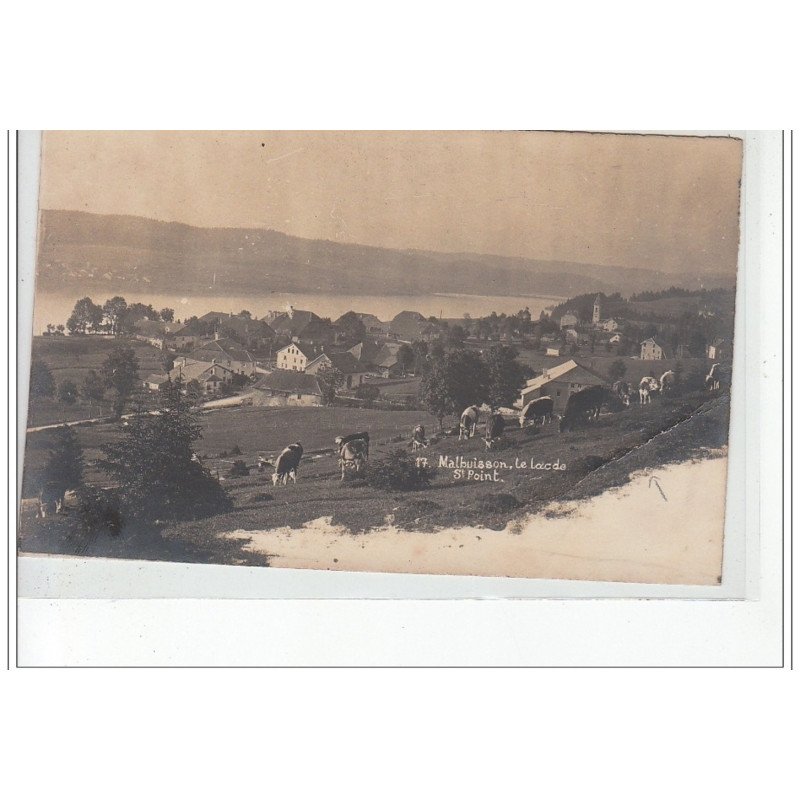 MALBUISSON - Le lac de Saint Point -état