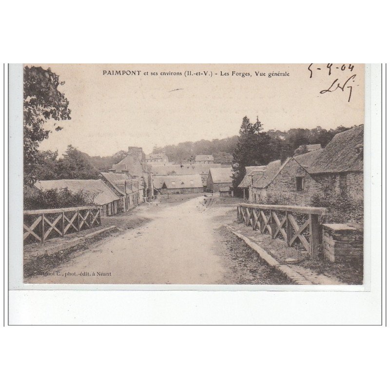 PAIMPONT et ses environs - Les Forges, vue générale - très bon état