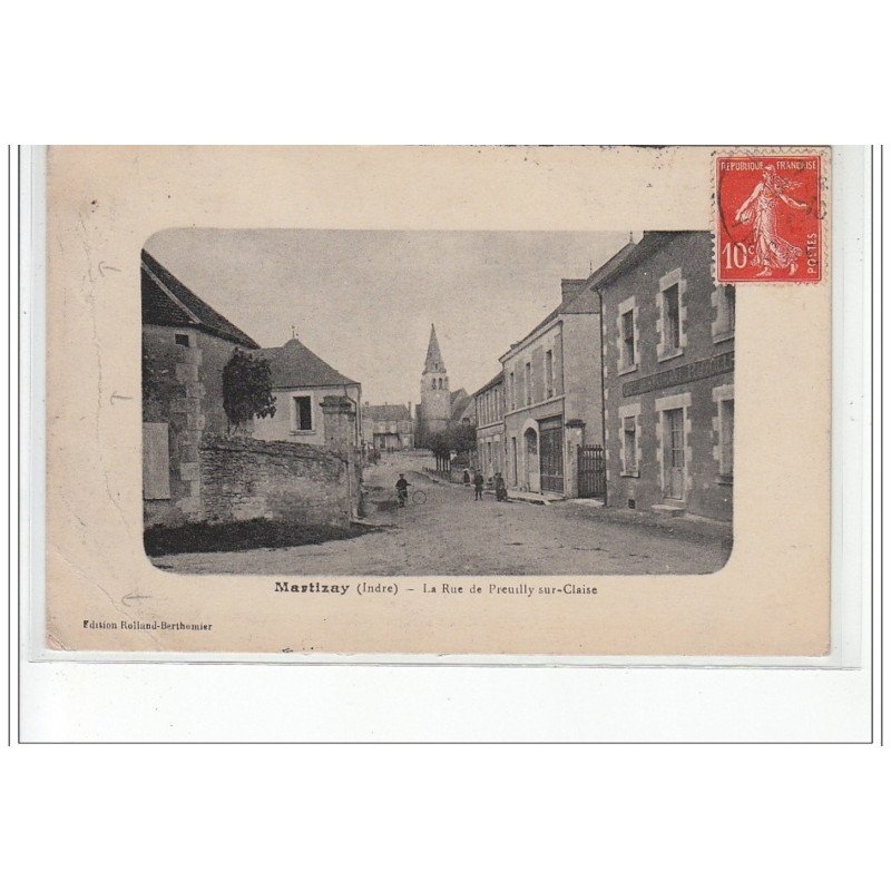 MARTIZAY - La Rue de Preuilly-sur-Claise - état