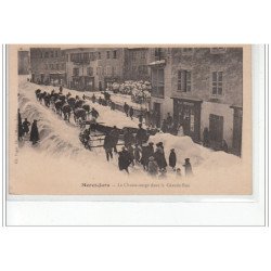 MOREZ - Le chasse-neige dans la grande rue - très bon état