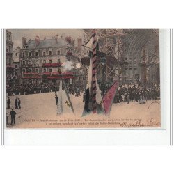 NANTES - 14 juin 1903 - Le commissaire de police invite le clergé à se retirer - très bon état