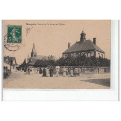 SOMPUIS - La Mairie et l'Eglise - très bon état