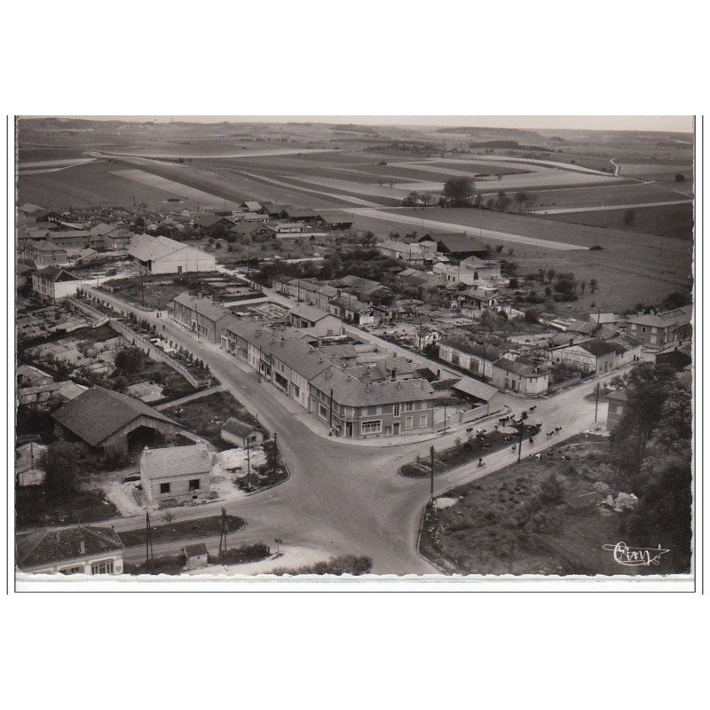 VANAULT LES DAMES - Vue générale aérienne - le carrefour central - très bon état