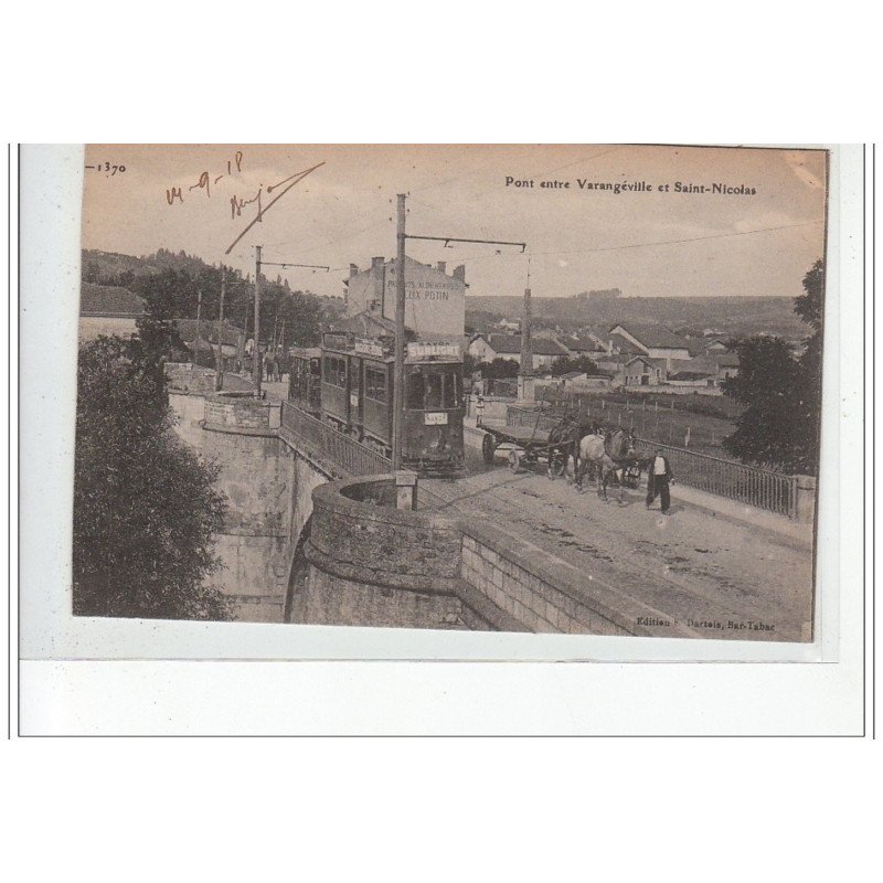 Pont entre VARANGEVILLE et SAINT NICOLAS - très bon état