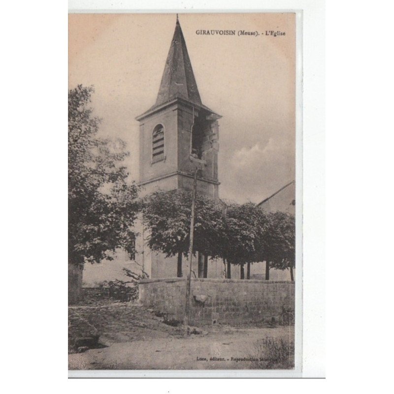 GIRAUVOISIN - L'église - très bon état