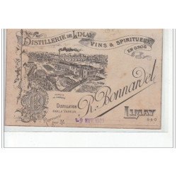 LILLE - Pont Napoléon - Publicité Distillerie de Limay - très bon état