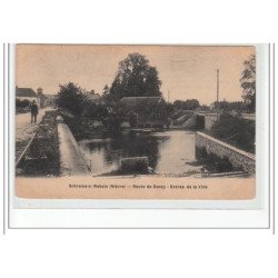 ENTRAINS SUR NOHAIN - Route de Donzy - Entrée de la Ville - très bon état