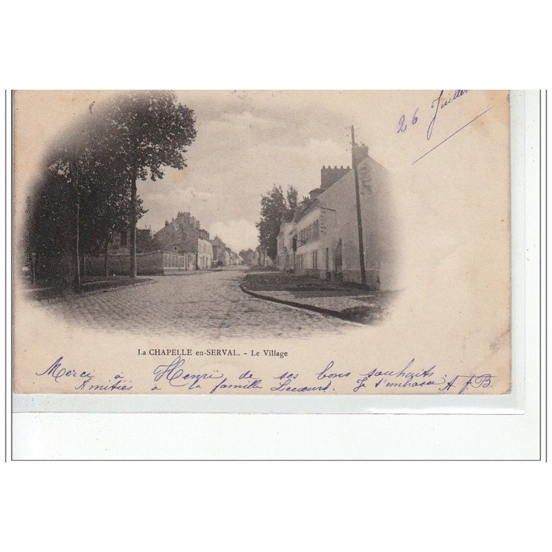 LA CHAPELLE EN SERVAL - Le village - très bon état