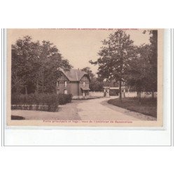 Sanatorium Paul Doumer à LABRUYERE par LIANCOURT - Porte principale et loge: vues de l'intérieur du sana - très bon état