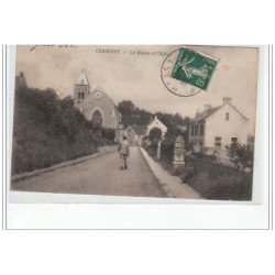 CRAMOISY - La Mairie et l'église - très bon état