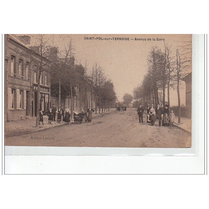 SAINT POL SUR TERNOISE - Avenue de la gare - très bon état