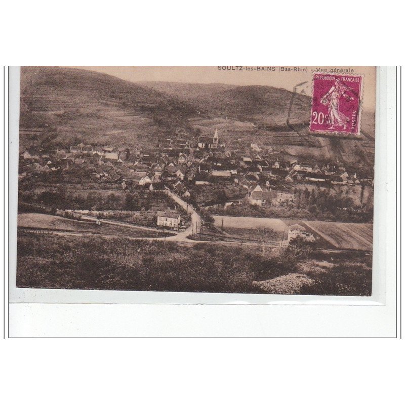 SOULTZ LES BAINS - Vue générale - très bon état SOULTZ LES BAINS - Vue générale - très bon état