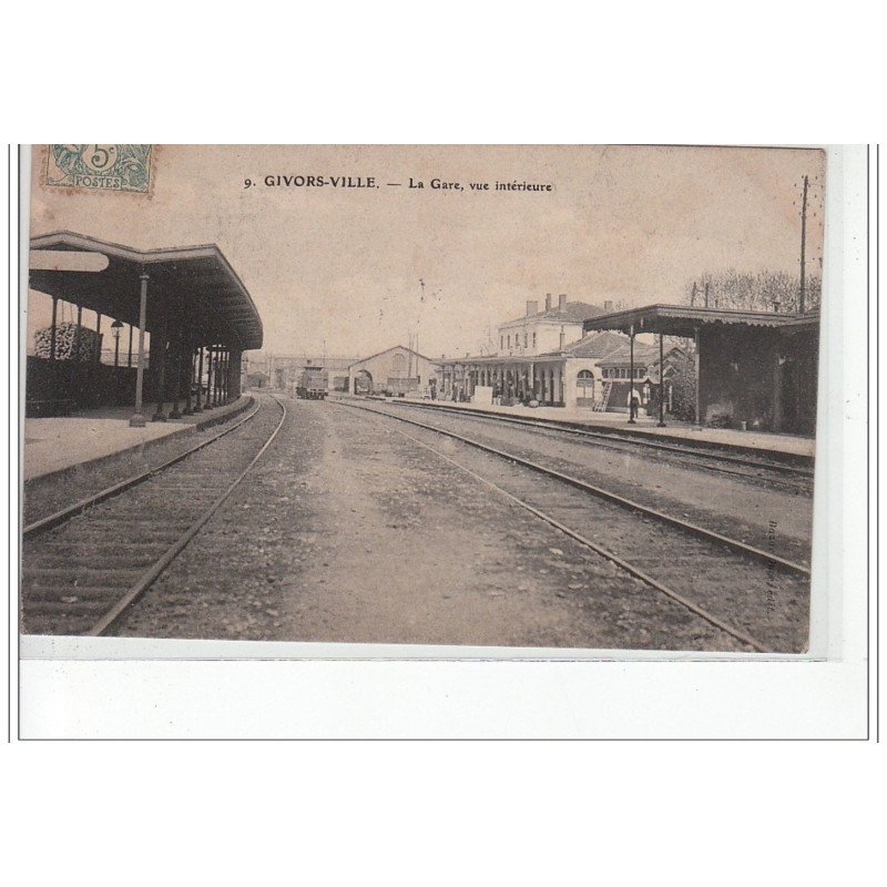 GIVORS-VILLE - La Gare, vue intérieure - très bon état