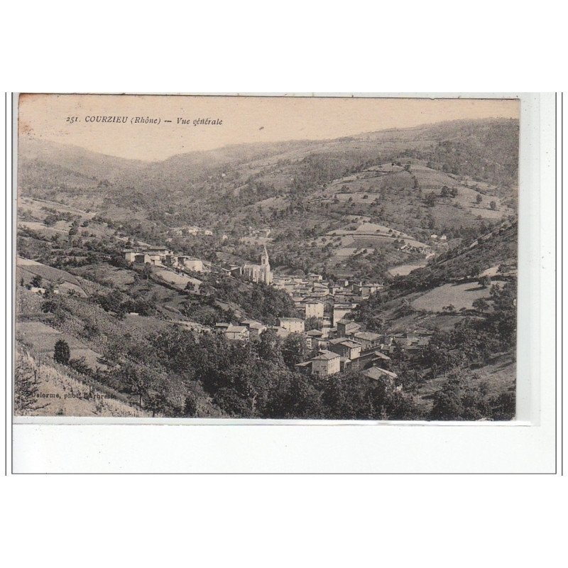 COURZIEU - Vue générale - très bon état