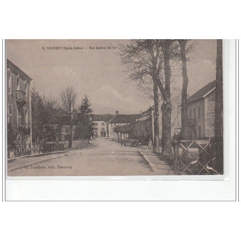 FAVERNEY - Rue Général Détrié - très bon état