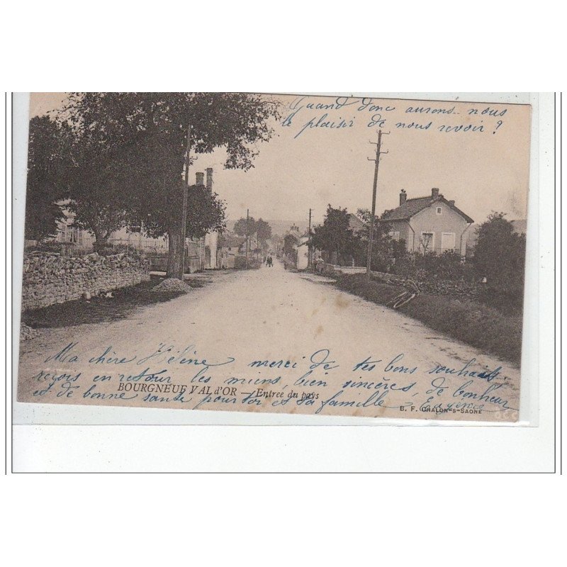 BOURGNEUF VAL D'OR -  Entrée du pays - très bon état