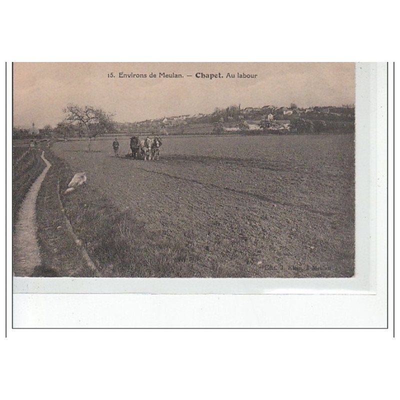 Environs de MEULAN - CHAPET - Au Labour - très bon état Environs de MEULAN - CHAPET - Au Labour - très bon état