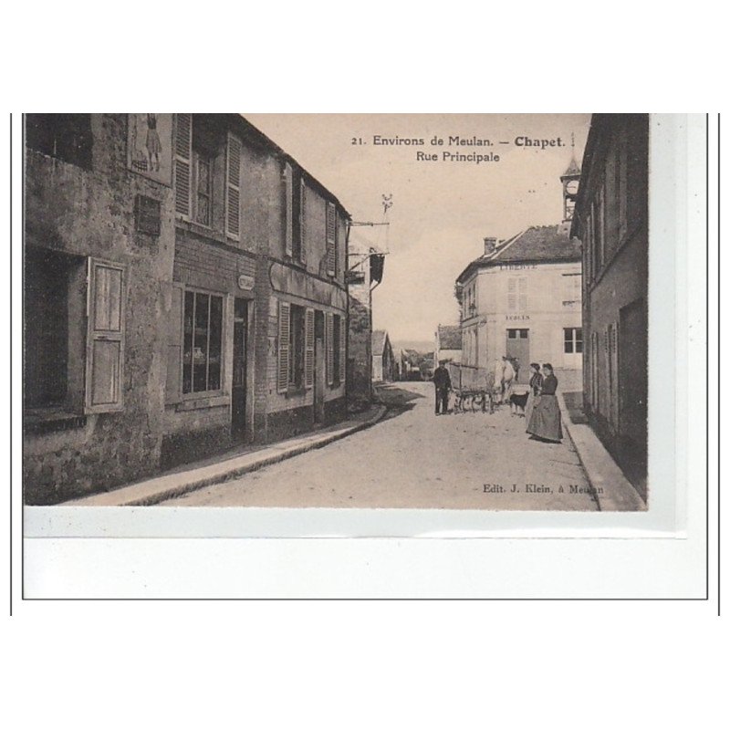 Environs de MEULAN - CHAPET - Rue Principale - très bon état Environs de MEULAN - CHAPET - Rue Principale - très bon état