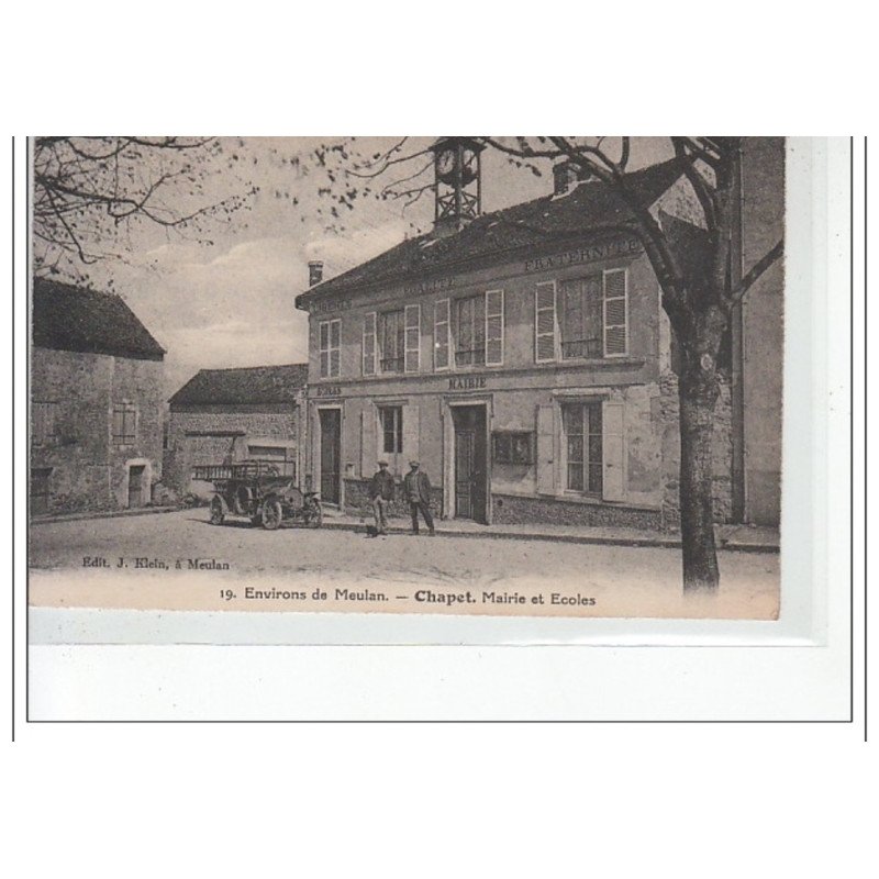 Environs de MEULAN - CHAPET - Mairie et Ecoles - très bon état