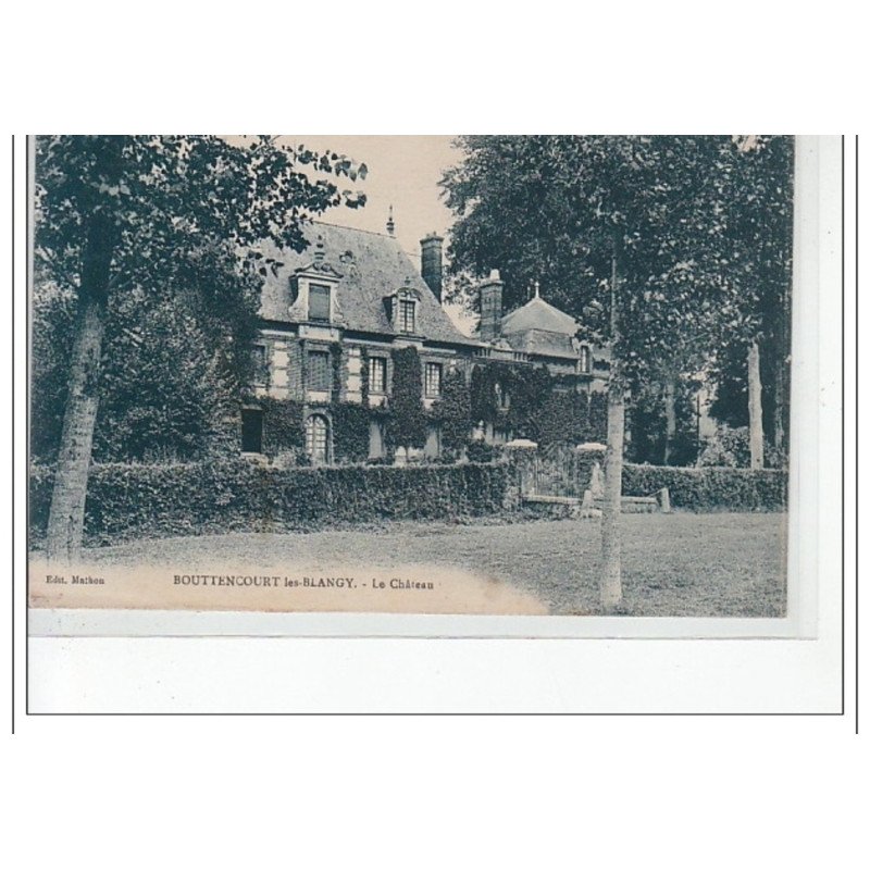 BOUTTENCOURT LES BLANGY - Le château - très bon état