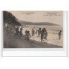 LA CROIX - Sanatorium de Sylvabelle - Jeux sur la Plage (janvier 1919) - très bon état