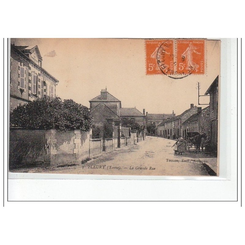 FLEURY - La Grande Rue - très bon état FLEURY - La Grande Rue - très bon état