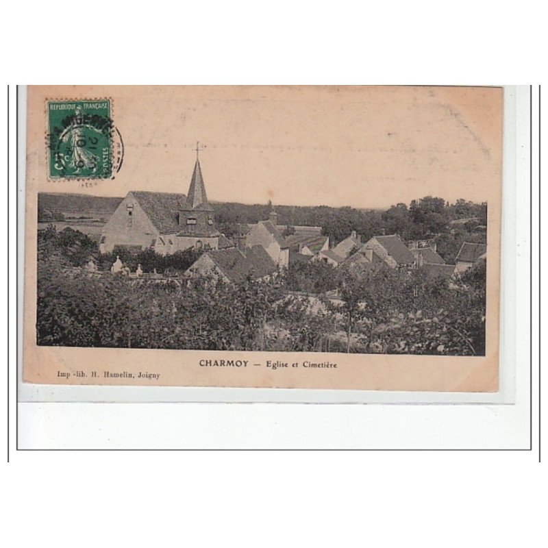 CHARMOY - Eglise et cimetière - état